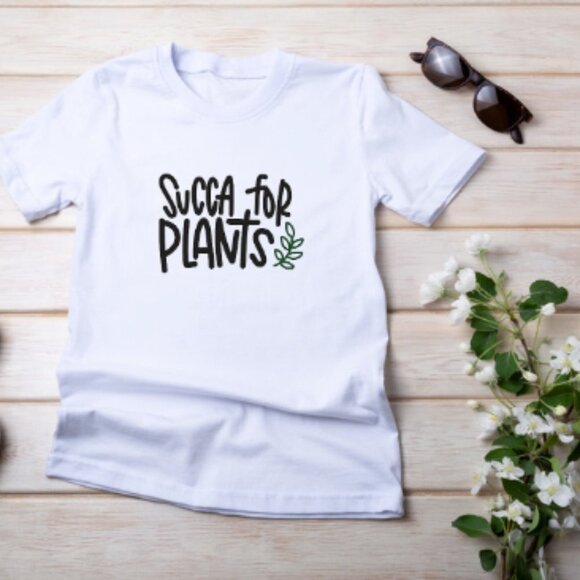 ๐ต๐ "Succa For Plants" Custom Tees! ๐๐ต - Picture 1 of 1